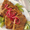 Grilled Yucatacan Pork Steaks